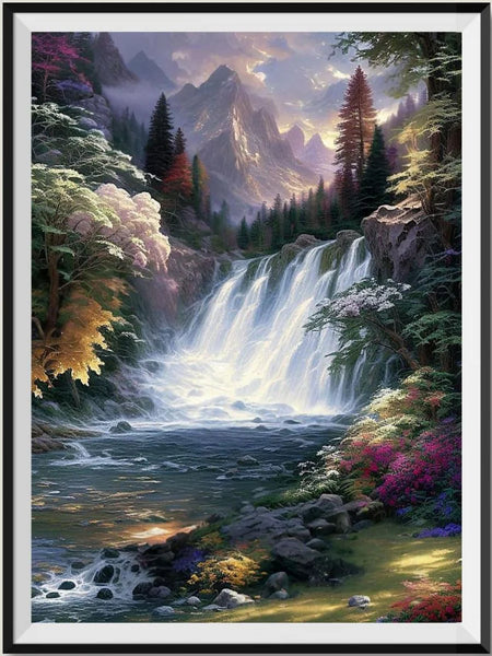 Wasserfall 5d Diy Diamond Painting Diamant Malerei Set FL4601