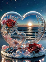Rose 5d Diy Diamond Painting Diamant Malerei Set FL4707