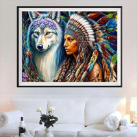 Wolf 5d Diy Diamond Painting Diamant Malerei Set FL4886