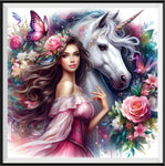 Einhorn 5d Diy Diamond Painting Diamant Malerei Set FL7528