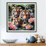 Tiger 5d Diy Diamond Painting Diamant Malerei Set FL8003