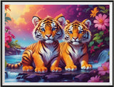 Tiger 5d Diy Diamond Painting Diamant Malerei Set FL8070