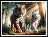 Tiger 5d Diy Diamond Painting Diamant Malerei Set FL8072