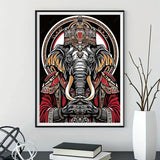 Elefant 5d Diy Diamond Painting Diamant Malerei Set FL8142