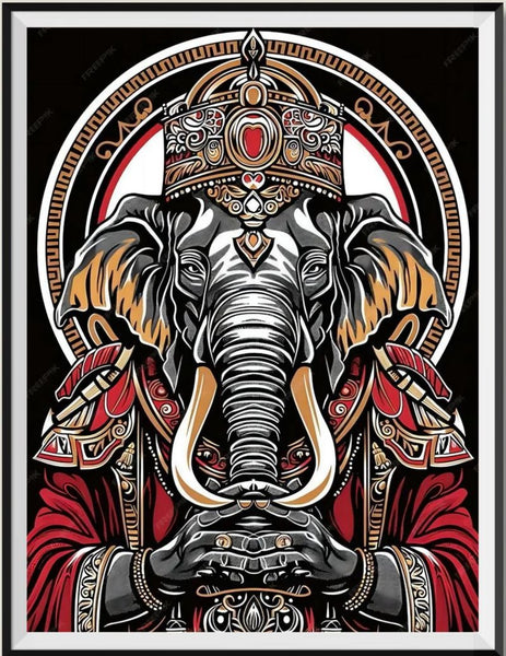 Elefant 5d Diy Diamond Painting Diamant Malerei Set FL8142