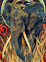 Elefant 5d Diy Diamond Painting Diamant Malerei Set FL8148