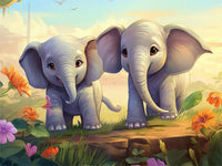 Elefant 5d Diy Diamond Painting Diamant Malerei Set FL8151
