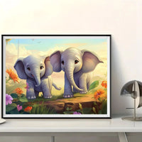 Elefant 5d Diy Diamond Painting Diamant Malerei Set FL8151
