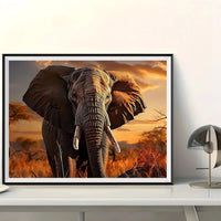 Elefant 5d Diy Diamond Painting Diamant Malerei Set FL8157
