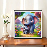 Elefant 5d Diy Diamond Painting Diamant Malerei Set FL8161
