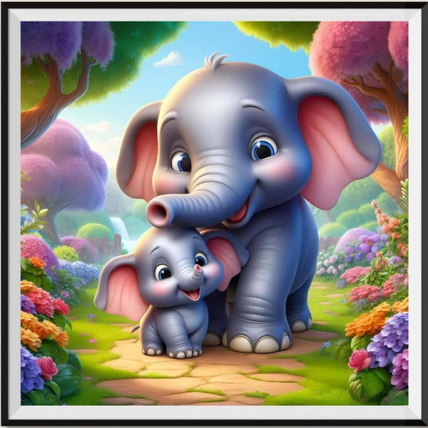 Elefant 5d Diy Diamond Painting Diamant Malerei Set FL8161