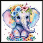 Elefant 5d Diy Diamond Painting Diamant Malerei Set FL8163
