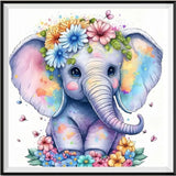 Elefant 5d Diy Diamond Painting Diamant Malerei Set FL8163