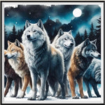 Wolf 5d Diy Diamond Painting Diamant Malerei Set FL8241