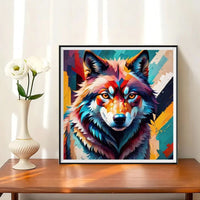 Wolf 5d Diy Diamond Painting Diamant Malerei Set FL8251