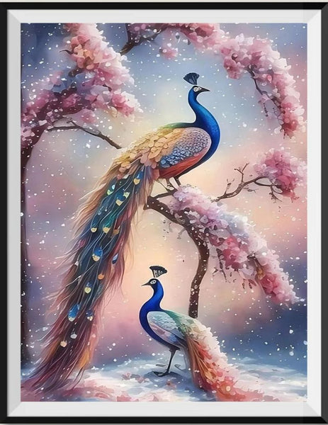Pfau 5d Diy Diamond Painting Diamant Malerei Set FL8636