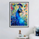 Pfau 5d Diy Diamond Painting Diamant Malerei Set FL8641