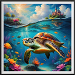 Schildkröte 5d Diy Diamond Painting Diamant Malerei Set FL8789