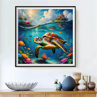 Schildkröte 5d Diy Diamond Painting Diamant Malerei Set FL8789