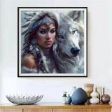 Wolf 5d Diy Diamond Painting Diamant Malerei Set FL8980