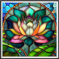 Lotus 5d Diy Diamond Painting Diamant Malerei Set FL9614