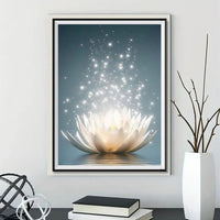 Lotus 5d Diy Diamond Painting Diamant Malerei Set FL9644