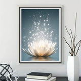 Lotus 5d Diy Diamond Painting Diamant Malerei Set FL9644