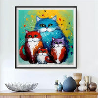 Katze 5d Diy Diamond Painting Diamant Malerei Set MJ1039