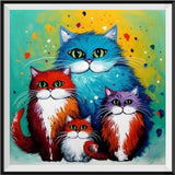 Katze 5d Diy Diamond Painting Diamant Malerei Set MJ1039