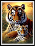 Tiger 5d Diy Diamond Painting Diamant Malerei Set MJ1271