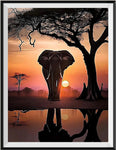 Elefant 5d Diy Diamond Painting Diamant Malerei Set MJ1352