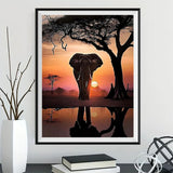 Elefant 5d Diy Diamond Painting Diamant Malerei Set MJ1352