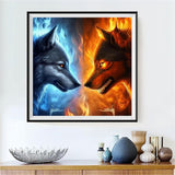 Wolf 5d Diy Diamond Painting Diamant Malerei Set MJ1412