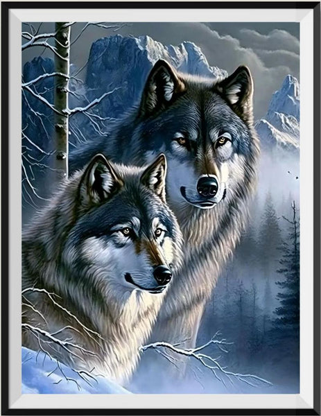 Wolf 5d Diy Diamond Painting Diamant Malerei Set MJ1432