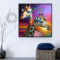 Giraffe 5d Diy Diamond Painting Diamant Malerei Set MJ2215