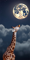 Giraffe 5d Diy Diamond Painting Diamant Malerei Set MJ2223