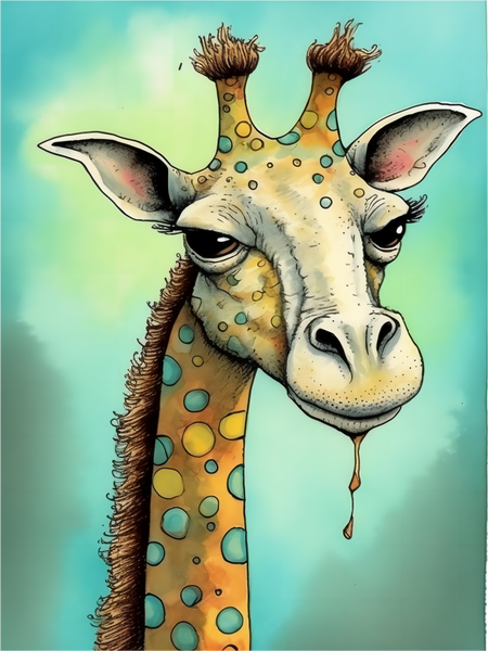 Giraffe 5d Diy Diamond Painting Diamant Malerei Set MJ2234