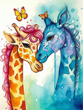 Giraffe 5d Diy Diamond Painting Diamant Malerei Set MJ2239