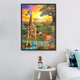 Giraffe 5d Diy Diamond Painting Diamant Malerei Set MJ2241