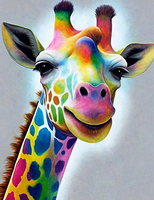 Giraffe 5d Diy Diamond Painting Diamant Malerei Set MJ2255