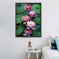 Lotus 5d Diy Diamond Painting Diamant Malerei Set MJ2637