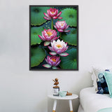 Lotus 5d Diy Diamond Painting Diamant Malerei Set MJ2637