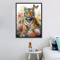 Tiger 5d Diy Diamond Painting Diamant Malerei Set MJ2796