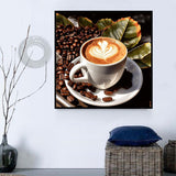 Kaffee 5d Diy Diamond Painting Diamant Malerei Set MJ2815