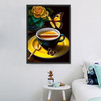 Kaffee 5d Diy Diamond Painting Diamant Malerei Set MJ2817