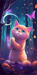 Katze 5d Diy Diamond Painting Diamant Malerei Set MJ2869
