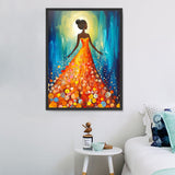 Frau 5d Diy Diamond Painting Diamant Malerei Set MJ3058