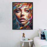 Frau 5d Diy Diamond Painting Diamant Malerei Set MJ3062