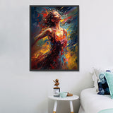 Frau 5d Diy Diamond Painting Diamant Malerei Set MJ3063