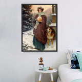 Frau 5d Diy Diamond Painting Diamant Malerei Set MJ3066